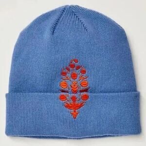 Free People Movement | NWOT | Iconic Buti Beanie Hat Blue Orange